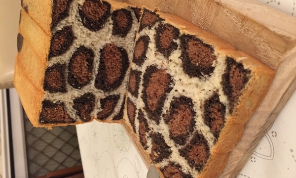 The leopard bread making 